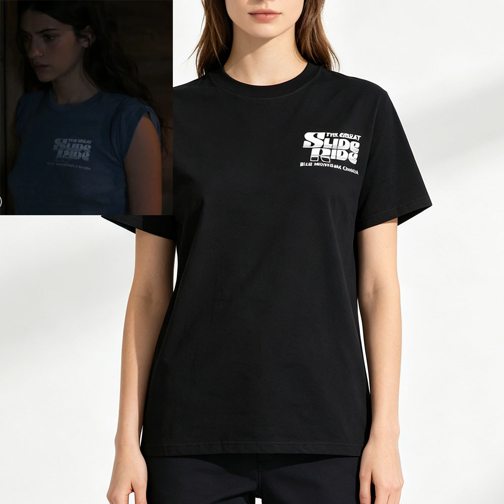 Summer Clothing Women Canada - เสื้อยืดแขนสั้นผ้าฝ้ายลายสเตอร์ลิงพอยท์ แอนนี่ เดอะ เกรท สไลด์ ไรด์
