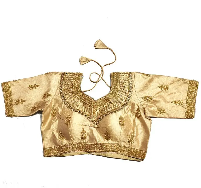 แบบดั้งเดิมอินเดีย Sari Top ผู - Summer Clothing Pakistan บทวิจารณ์และราคา