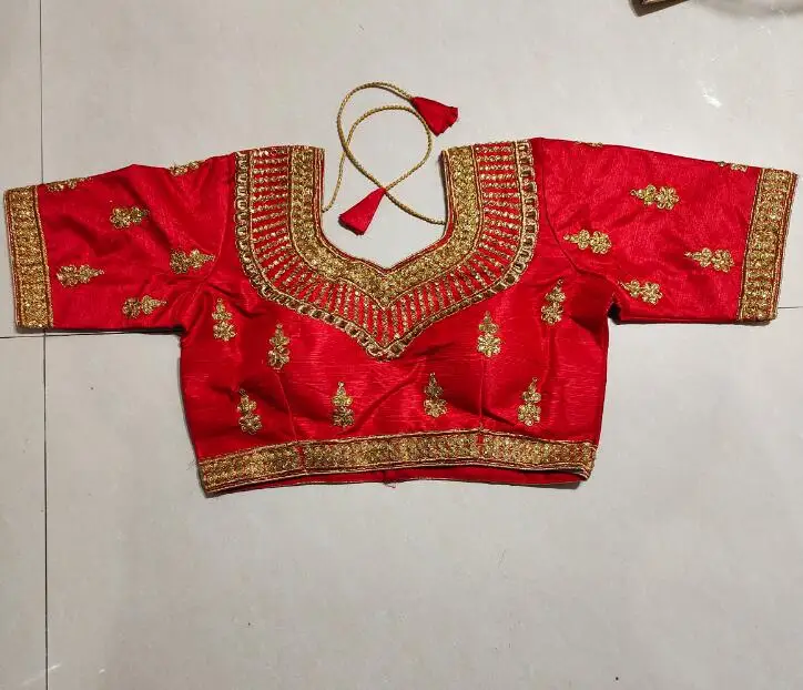 แบบดั้งเดิมอินเดีย Sari Top ผู - Summer Clothing Pakistan บทวิจารณ์และราคา