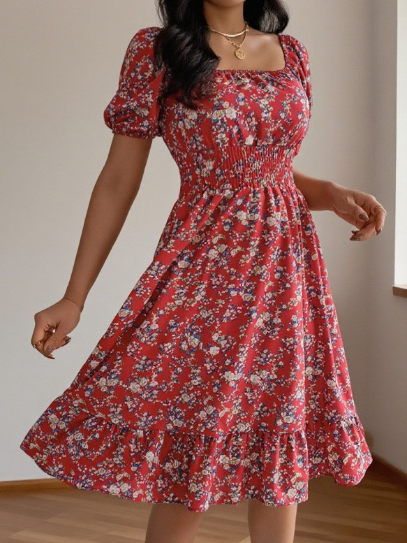 ชุดเดรสผู้หญิงทรงเอ สไตล์ฤดูร้ - Summer Clothing Pakistan บทวิจารณ์และราคา