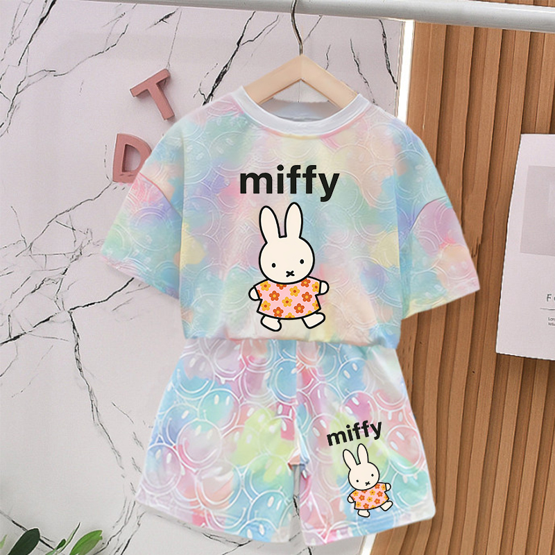 ชุดเสื้อผ้าฤดูร้อนลายกระต่ายมิ - Summer Clothing Baby Girl บทวิจารณ์และราคา